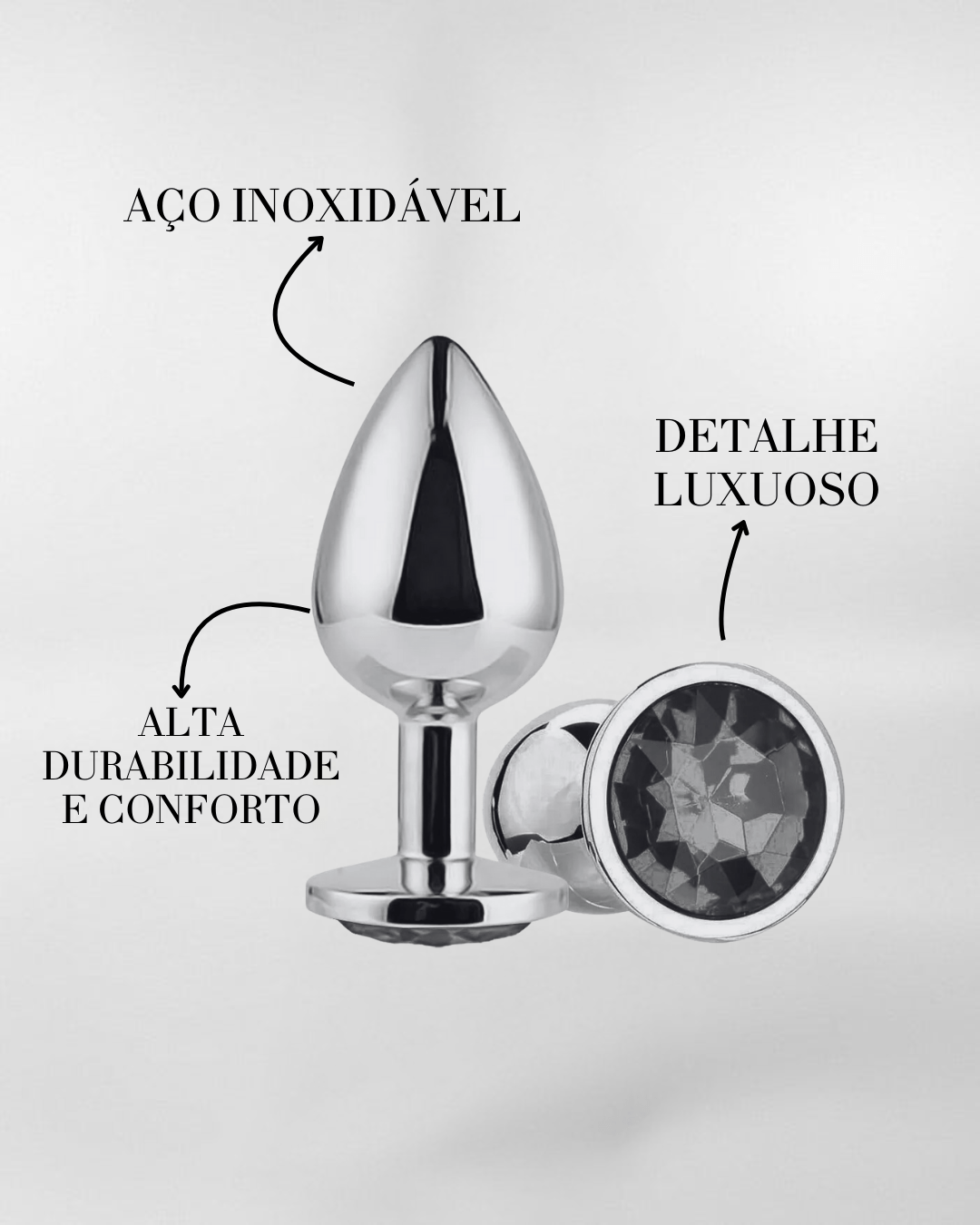 Plug Anal Inox Jóias - Voilux