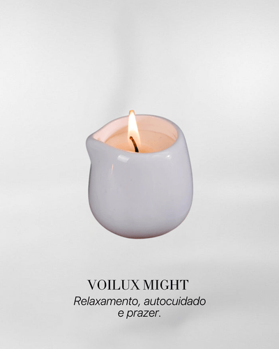 Vela com Óleo de Massagem Might - Voilux