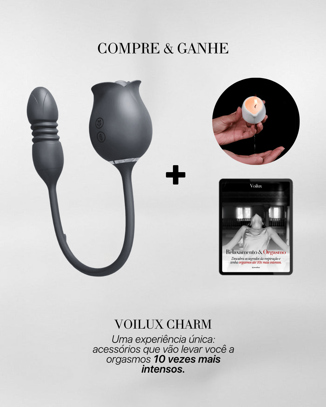 Vibrador Charm + Brindes Especiais - Voilux