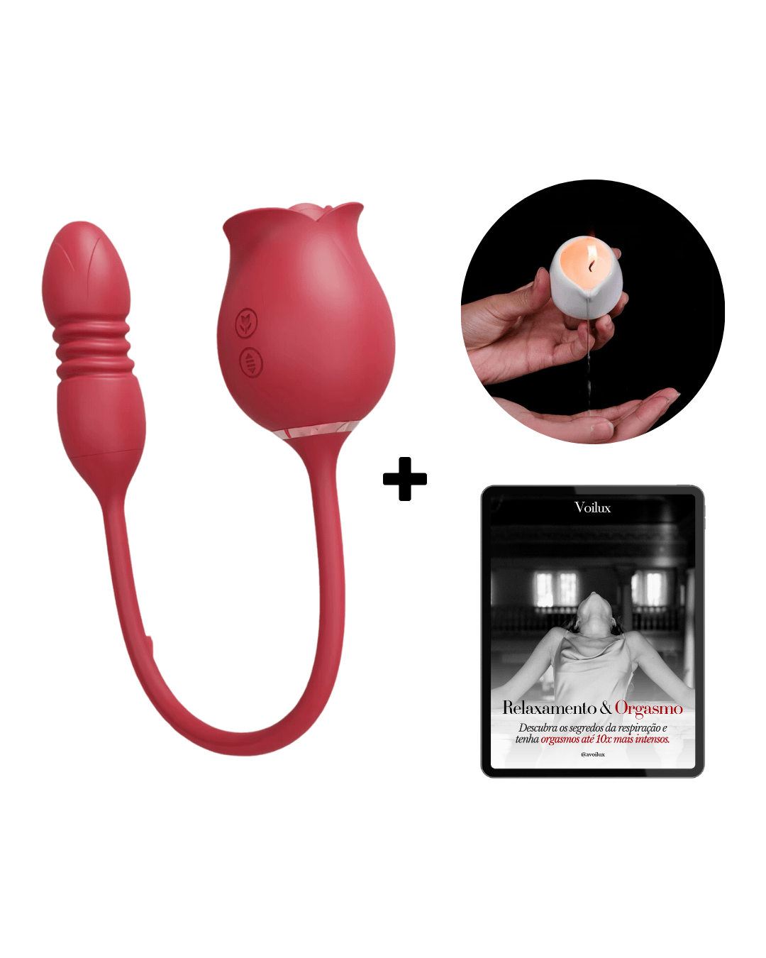 Vibrador Charm + Brindes Especiais - Voilux